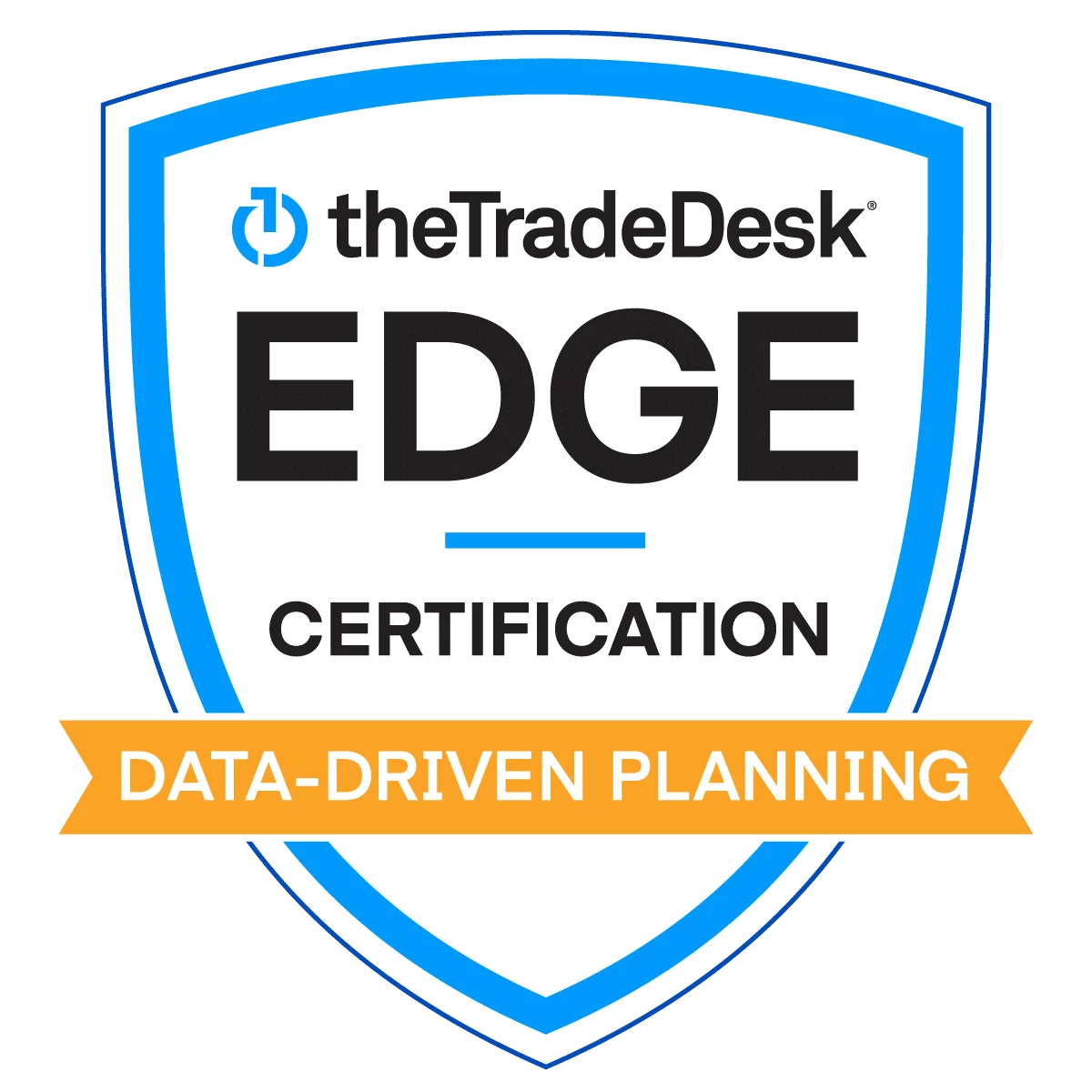 Certification The Trade Desk EDGE Data-Driven Planning